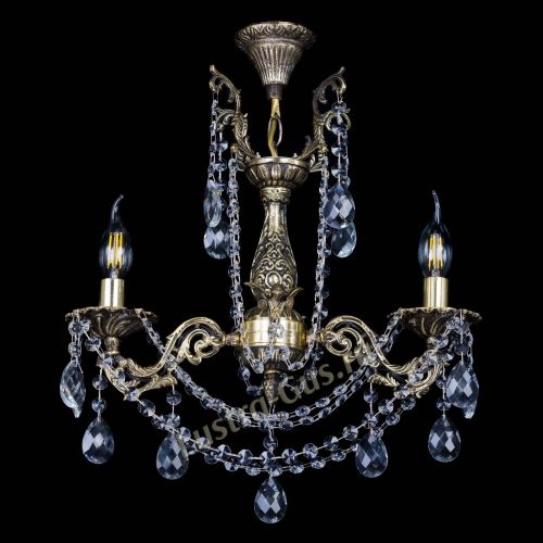 Бронзовая люстра Ариадна №2 Баден в Симферополе Гусь Хрустальный