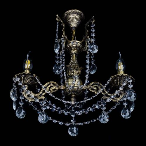 Бронзовая люстра Ариадна №2 Баден в Симферополе Гусь Хрустальный