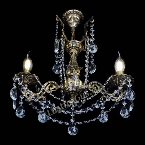 Бронзовая люстра Ариадна №2 Баден в Симферополе Гусь Хрустальный