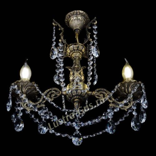 Бронзовая люстра Ариадна №2 Лучик в Симферополе Гусь Хрустальный