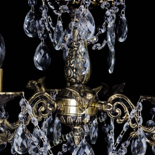 Люстра бронзовая Ариадна №3 Баден в Симферополе Гусь Хрустальный