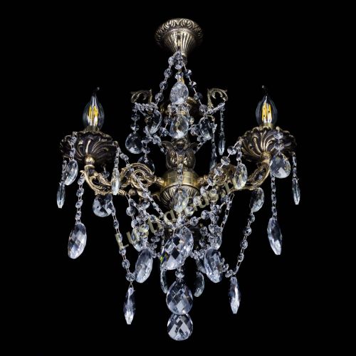 Люстра бронзовая Ариадна №3 Баден в Симферополе Гусь Хрустальный