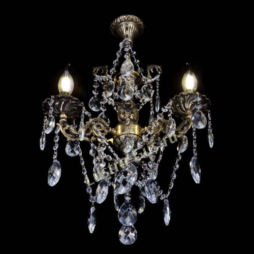 Люстра бронзовая Ариадна №3 Баден в Симферополе Гусь Хрустальный