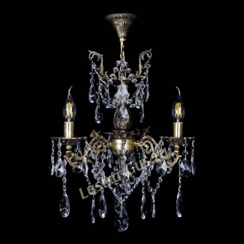 Бронзовая люстра Ариадна №3 Лучик в Симферополе Гусь Хрустальный