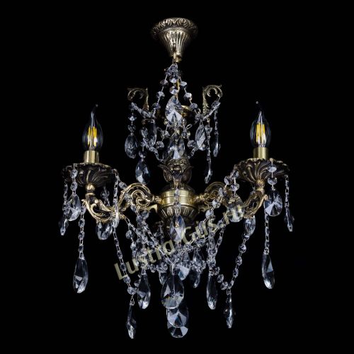 Бронзовая люстра Ариадна №3 Лучик в Симферополе Гусь Хрустальный