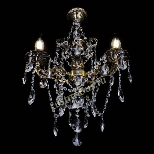 Бронзовая люстра Ариадна №3 Лучик в Симферополе Гусь Хрустальный