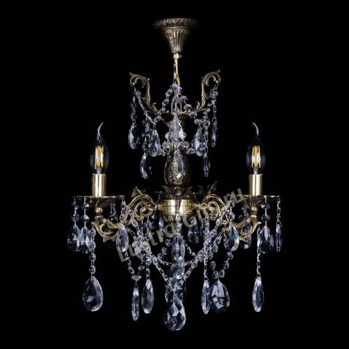 Люстра бронзовая Ариадна №3 Журавлик в Симферополе Гусь Хрустальный