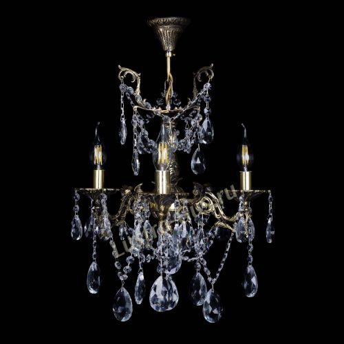 Люстра бронзовая Ариадна №3 Журавлик в Симферополе Гусь Хрустальный