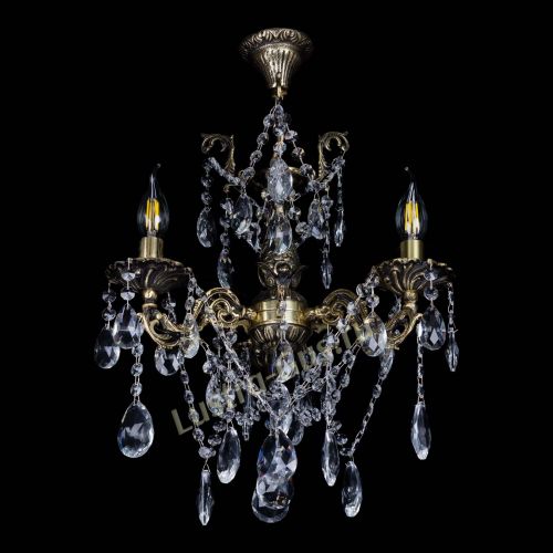 Люстра бронзовая Ариадна №3 Журавлик в Симферополе Гусь Хрустальный