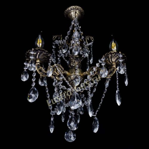 Люстра бронзовая Ариадна №3 Журавлик в Симферополе Гусь Хрустальный