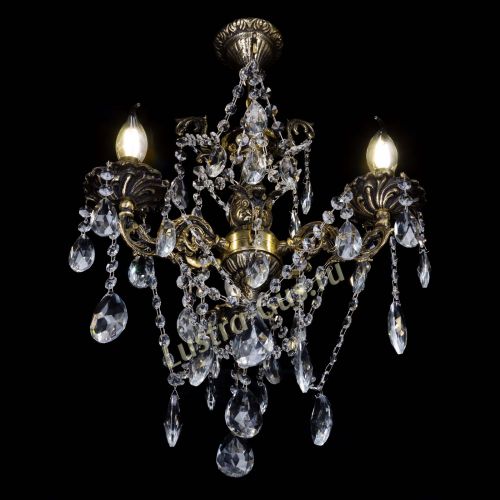 Люстра бронзовая Ариадна №3 Журавлик в Симферополе Гусь Хрустальный