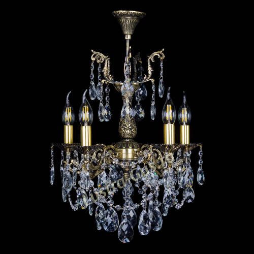 Бронзовая люстра Ариадна №5 Баден в Симферополе Гусь Хрустальный