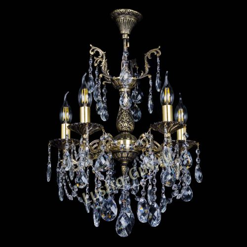 Бронзовая люстра Ариадна №5 Баден в Симферополе Гусь Хрустальный