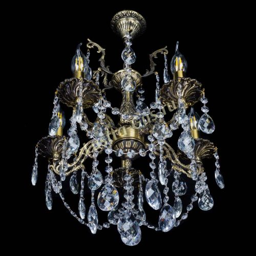 Бронзовая люстра Ариадна №5 Баден в Симферополе Гусь Хрустальный