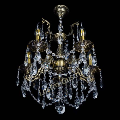 Бронзовая люстра Ариадна №5 Лучик в Симферополе Гусь Хрустальный