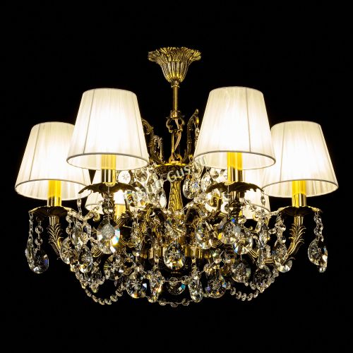 Бронзовая люстра Артемида №2 Прованс в Симферополе Гусь Хрустальный