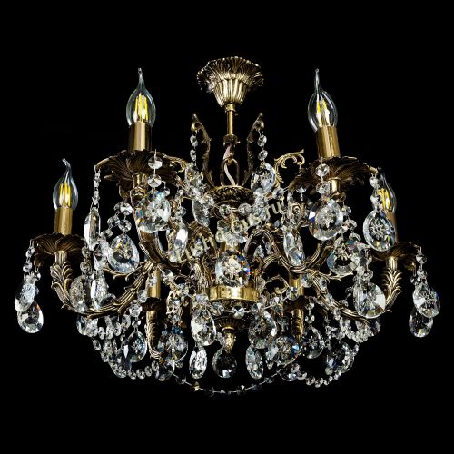 Люстра бронзовая Артемида №2 в Симферополе Гусь Хрустальный