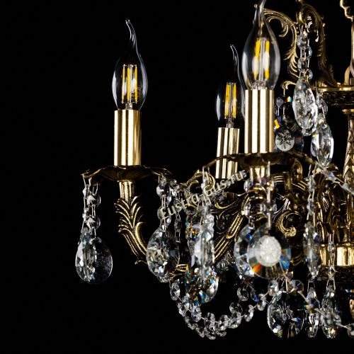 Люстра бронзовая Артемида №2 в Симферополе Гусь Хрустальный