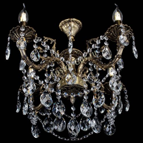 Люстра бронзовая Артемида №4 баден в Симферополе Гусь Хрустальный