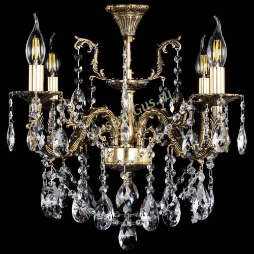 Люстра бронзовая Артемида №4 журавлик в Симферополе Гусь Хрустальный