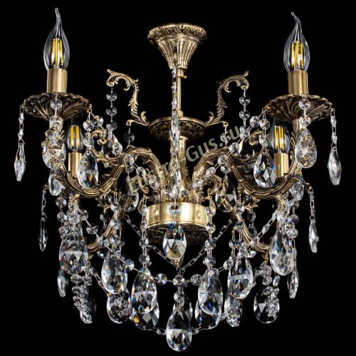 Люстра бронзовая Артемида №4 журавлик в Симферополе Гусь Хрустальный