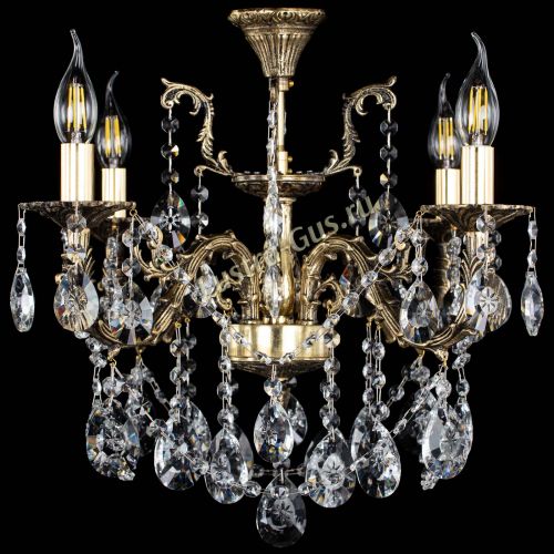 Люстра бронзовая Артемида №4 звезда в Симферополе Гусь Хрустальный