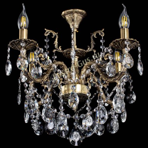 Люстра бронзовая Артемида №4 звезда в Симферополе Гусь Хрустальный