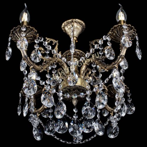 Люстра бронзовая Артемида №4 звезда в Симферополе Гусь Хрустальный