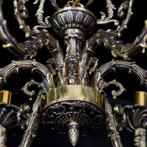 Бронзовая люстра Артемида №6 лучик в Симферополе Гусь Хрустальный