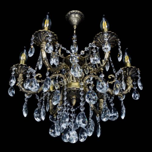 Бронзовая люстра Артемида №6 журавлик в Симферополе Гусь Хрустальный