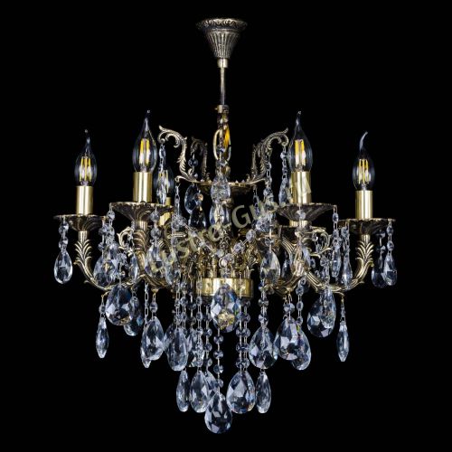 Бронзовая люстра Артемида №6 журавлик в Симферополе Гусь Хрустальный