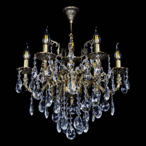 Бронзовая люстра Артемида №6 журавлик в Симферополе Гусь Хрустальный