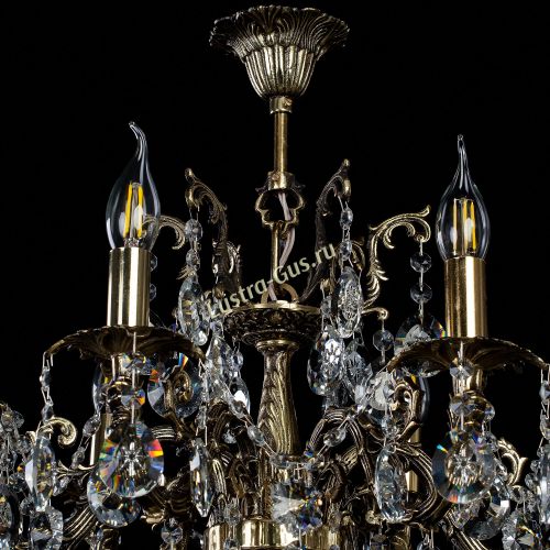 Бронзовая люстра Артемида в Симферополе Гусь Хрустальный
