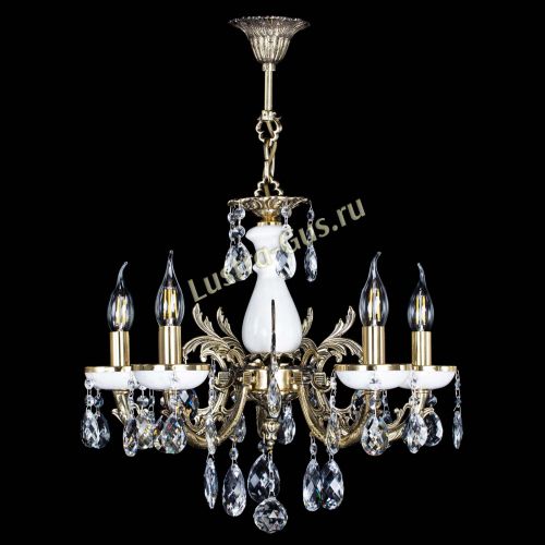 Люстра бронзовая Атланта из мрамора Баден №5/1 в Симферополе Гусь Хрустальный