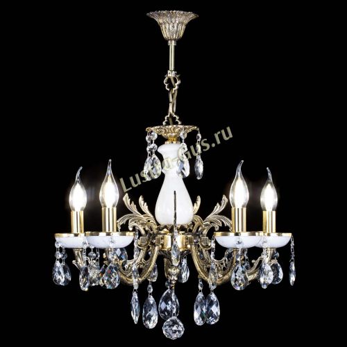 Люстра бронзовая Атланта из мрамора Баден №5/1 в Симферополе Гусь Хрустальный