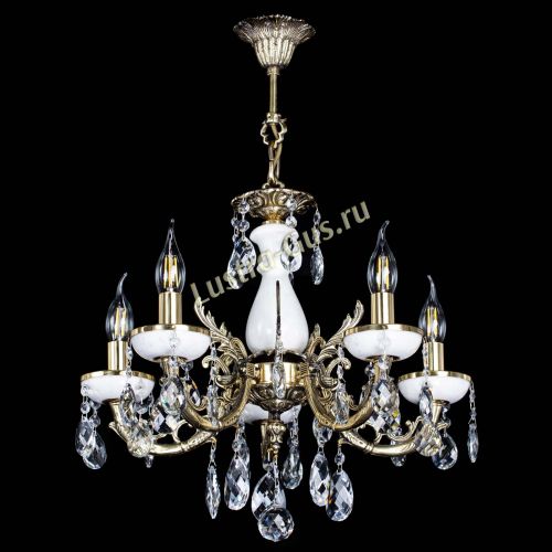 Люстра бронзовая Атланта из мрамора Баден №5/1 в Симферополе Гусь Хрустальный