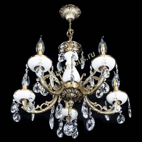 Люстра бронзовая Атланта из мрамора Баден №5/1 в Симферополе Гусь Хрустальный