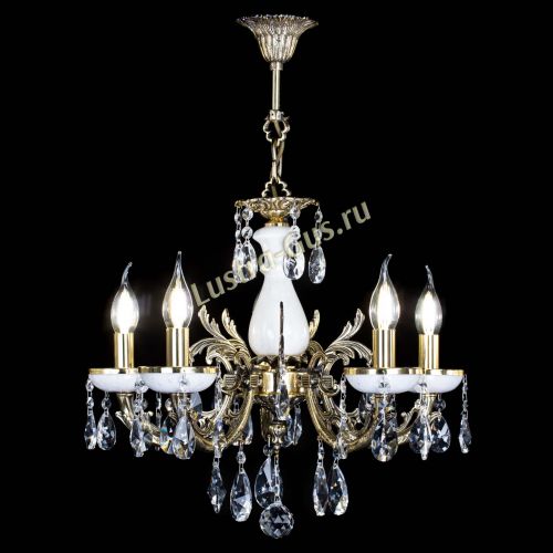Люстра бронзовая Атланта из мрамора №5/1 Лучик в Симферополе Гусь Хрустальный