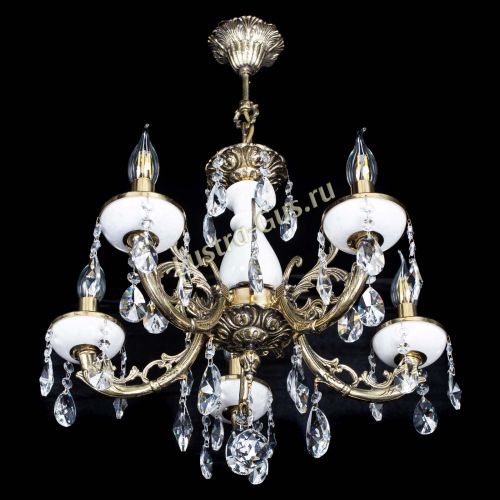 Люстра бронзовая Атланта из мрамора №5/1 Лучик в Симферополе Гусь Хрустальный