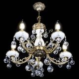 Люстра бронзовая Атланта из мрамора №5/1 Шар в Симферополе