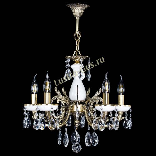 Люстра бронзовая Атланта из мрамора №5/1 Журавлик в Симферополе Гусь Хрустальный
