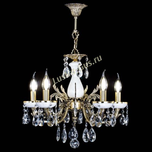 Люстра бронзовая Атланта из мрамора №5/1 Журавлик в Симферополе Гусь Хрустальный