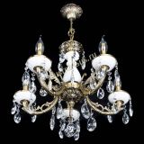 Люстра бронзовая Атланта из мрамора №5/1 Журавлик в Симферополе