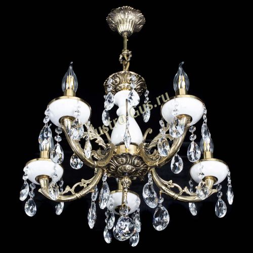 Люстра бронзовая Атланта из мрамора №5/1 Журавлик в Симферополе Гусь Хрустальный