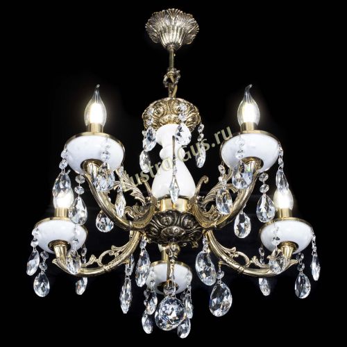 Люстра бронзовая Атланта из мрамора №5/1 Журавлик в Симферополе Гусь Хрустальный