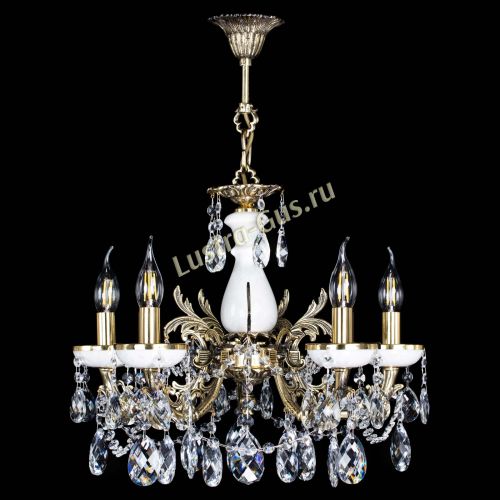 Люстра бронзовая Атланта из мрамора Баден №5/3 в Симферополе Гусь Хрустальный