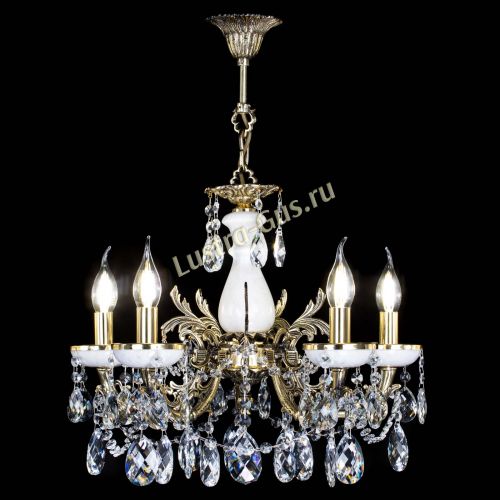 Люстра бронзовая Атланта из мрамора Баден №5/3 в Симферополе Гусь Хрустальный