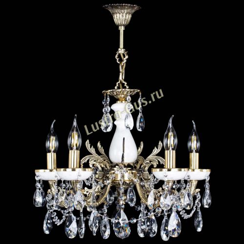 Люстра бронзовая Атланта из мрамора №5/3 Лучик в Симферополе Гусь Хрустальный