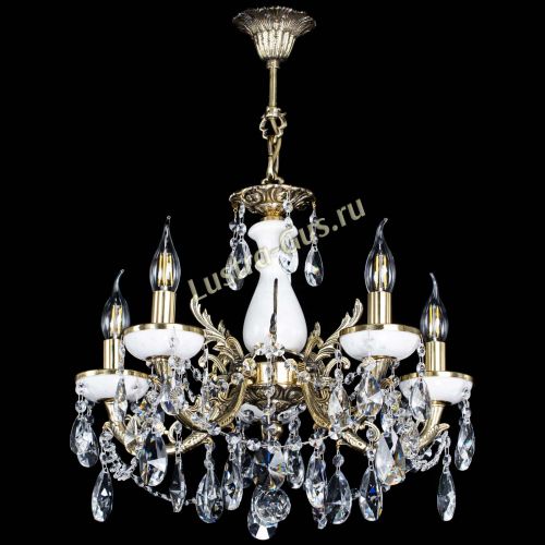 Люстра бронзовая Атланта из мрамора №5/3 Лучик в Симферополе Гусь Хрустальный