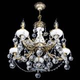 Люстра бронзовая Атланта из мрамора №5/3 Шар в Симферополе